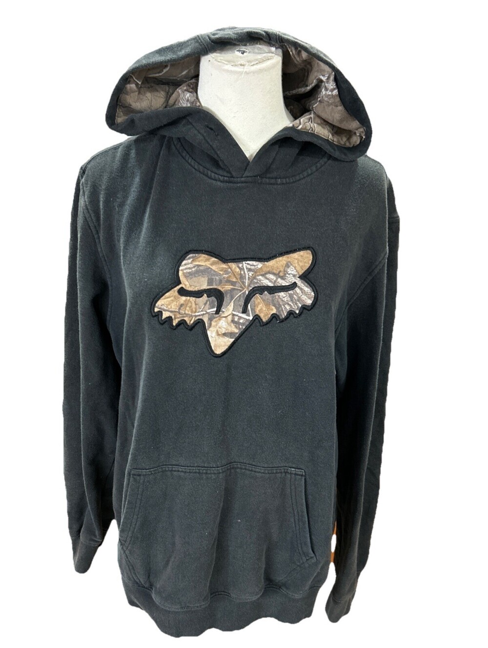 Fox Racing Womens Hoodie M Black Camouflage